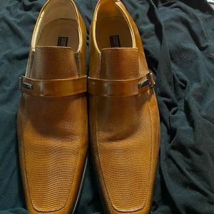 Brown dress loafer